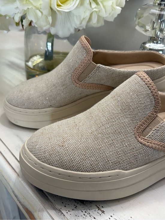 Cloudsteppers by Clarks Shoes - Cloudsteppers by Clarks Beige Slip-On Women's Sneakers